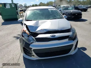 2017 Kia Rio 5-Door LX with VIN KNADM5A37H6006881, listed as a Copart auction lot 76497124 with 195,632 mi miles and Salvage Title. Bid and sale history available at carsss.com. Image 10.