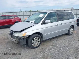 2004 Honda Odyssey EX-L z VIN 5FNRL189X4B013837, wystawiony jako IAAI lot #42215471 z przebiegiem 208 729 mil mil oraz . Historia ofert i sprzedaży dostępna na DreamBid. Obrazek 2.