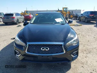 2021 Infiniti Q50 3.0t LUXE with VIN JN1EV7BP8MM700070, listed as a IAAI auction lot 41713519 with 75,333 mi miles. Bid and sale history available at carsss.com. Image 13.