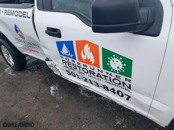 2019 Ford F-150 XL with VIN 1FTMF1C53KKD08509, listed as a IAAI auction lot 41742988 with 98,470 mi miles. Bid and sale history available at carsss.com. Image 6.