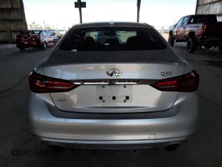 2018 Infiniti Q50 3.0t LUXE with VIN JN1EV7AR5JM441830, listed as a Copart auction lot 54801065 with 126,555 mi miles and Clean Title. Bid and sale history available at carsss.com. Image 6.