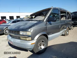 1999 Chevrolet Astro with VIN 1GNDM19W5XB105304, listed as a Copart auction lot 83521934 with 207,384 mi miles and Salvage Title. Bid and sale history available at carsss.com. Image 1.