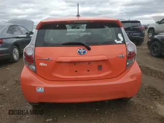 2014 Toyota Prius One with VIN JTDKDTB38E1073950, listed as a Copart auction lot 53983465 with 109,222 mi miles and Salvage Title. Bid and sale history available at DreamBid. Image 6.