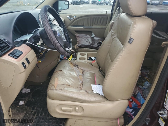 2009 Honda Odyssey EX-L with VIN 5FNRL38659B400725, listed as a Copart auction lot 46854895 with NaN miles and Salvage Title. Bid and sale history available at carsss.com. Image 7.