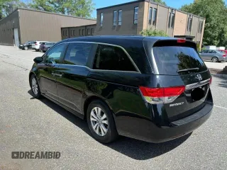 2015 Honda Odyssey EX z VIN 5FNRL5H41FB126137, wystawiony jako Copart lot #61684655 z przebiegiem 54 551 mil mil oraz Czysty tytuł • Clean title. Historia ofert i sprzedaży dostępna na DreamBid. Obrazek 3.