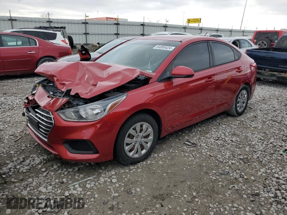 2019 Hyundai Accent SE with VIN 3KPC24A32KE072271, listed as a Copart auction lot 84085424 with 0 mi miles and Salvage Title. Bid and sale history available at carsss.com. Image 1.