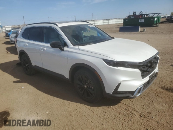 2025 Honda CR-V Sport Touring with VIN 7FARS6H9XSE072128, listed as a Copart auction lot 52966285 with 2,386 mi miles and Salvage Title. Bid and sale history available at DreamBid. Image 4.