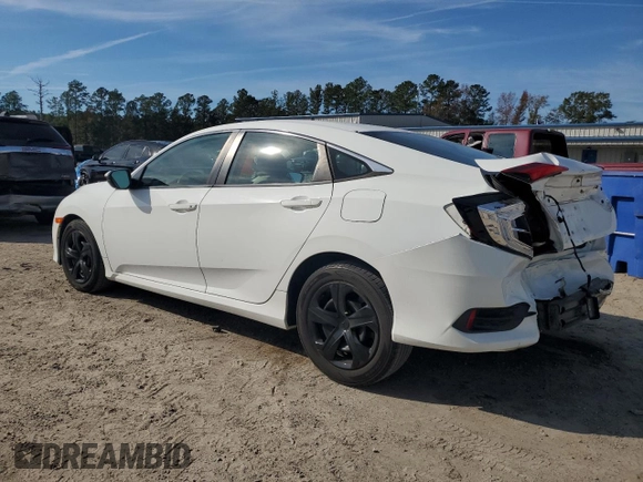 2018 Honda Civic LX with VIN 19XFC2F53JE203053, listed as a Copart auction lot 80767814 with 82,349 mi miles and Salvage Title. Bid and sale history available at DreamBid. Image 2.
