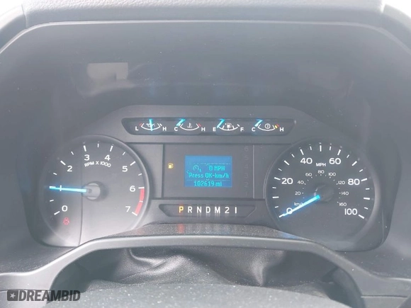 2017 Ford Super Duty F-250 SRW XL with VIN 1FDBF2A60HEC81930, listed as a IAAI auction lot 41594910 with 102,619 mi miles. Bid and sale history available at carsss.com. Image 7.
