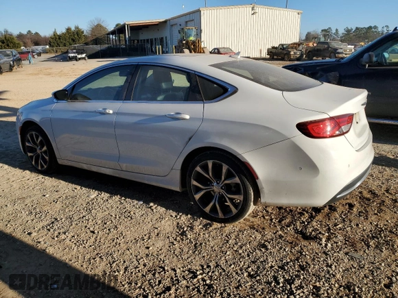 2015 Chrysler 200 C with VIN 1C3CCCCB3FN527646, listed as a Copart auction lot 42138125 with 203,105 mi miles and Salvage Title. Bid and sale history available at DreamBid. Image 2.