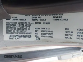2006 Hummer H3 z VIN 5GTDN136768298106, wystawiony jako IAAI lot #42284341 z przebiegiem 222 916 mil mil oraz . Historia ofert i sprzedaży dostępna na DreamBid. Obrazek 9.
