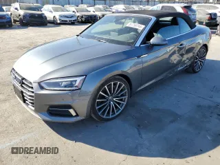 2019 Audi A5 Cabriolet Premium Plus z VIN WAUYNGF59KN002817, wystawiony jako Copart lot #81759744 z przebiegiem 51 407 mil mil oraz Szkoda całkowita • Salvage title. Historia ofert i sprzedaży dostępna na DreamBid. Obrazek 1.