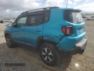 2021 Jeep Renegade Trailhawk z VIN ZACNJDC16MPM10006, wystawiony jako Copart lot #50981775 z przebiegiem 36 884 mil mil oraz Szkoda całkowita • Salvage title. Historia ofert i sprzedaży dostępna na DreamBid. Obrazek 2.