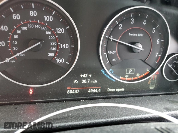 2018 BMW 4 Series 430i xDrive with VIN WBA4Z3C51JEC47788, listed as a Copart auction lot 50137095 with 80,447 mi miles and Salvage Title. Bid and sale history available at DreamBid. Image 9.