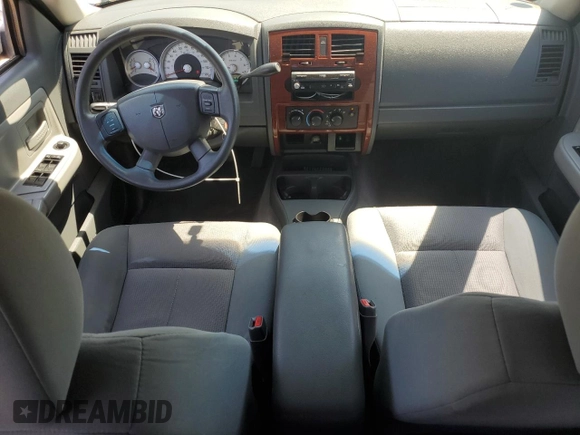 2005 Dodge Dakota SLT with VIN 1D7HE48N35S223260, listed as a Copart auction lot 53379715 with 166,892 mi miles and Clean Title. Bid and sale history available at DreamBid. Image 8.