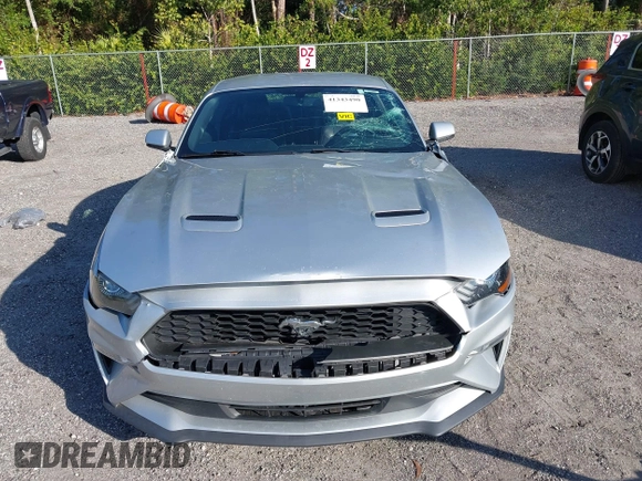 2019 Ford Mustang EcoBoost with VIN 1FA6P8TH9K5173906, listed as a IAAI auction lot 41343490 with 57,269 mi miles and . Bid and sale history available at carsss.com. Image 12.