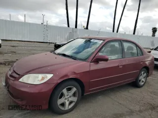 2004 Honda Civic EX with VIN 2HGES26724H639371, listed as a Copart auction lot 54617245 with 88,745 mi miles and Clean Title. Bid and sale history available at DreamBid. Image 1.