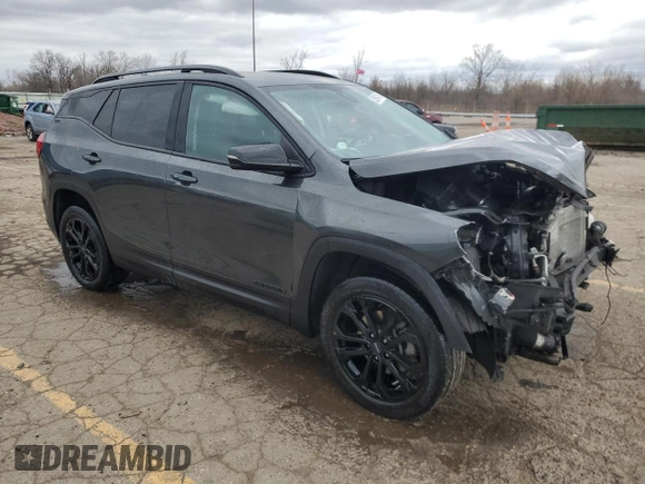 2020 GMC Terrain SLT with VIN 3GKALPEX8LL162156, listed as a Copart auction lot 52894115 with 50,972 mi miles and Non repairable. Bid and sale history available at DreamBid. Image 4.