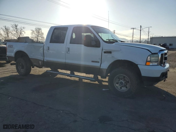 2004 Ford Super Duty F-250 XL with VIN 1FTNW21P94EB80311, listed as a Copart auction lot 43791515 with 254,082 mi miles and Salvage Title. Bid and sale history available at carsss.com. Image 4.