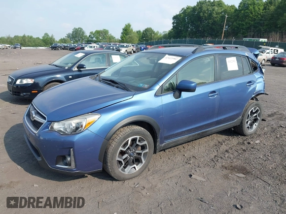 2016 Subaru Crosstrek Premium with VIN JF2GPABC3G8225257, listed as a IAAI auction lot 42422982 with 92,290 mi miles and . Bid and sale history available at DreamBid. Image 2.