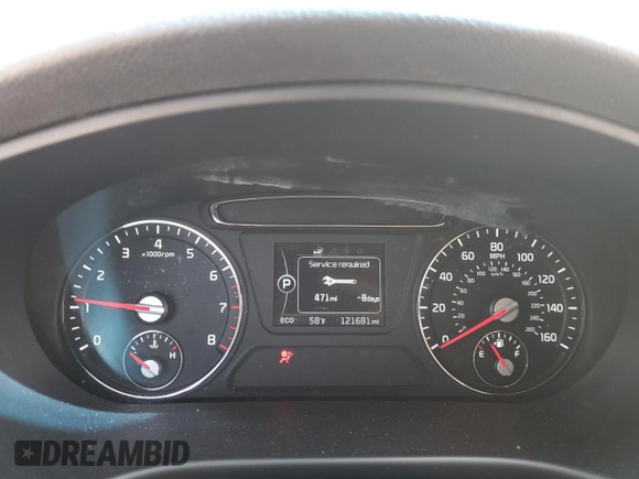 2016 Kia Sorento LX with VIN 5XYPGDA3XGG067929, listed as a Copart auction lot 52092845 with 121,681 mi miles and Salvage Title. Bid and sale history available at DreamBid. Image 9.