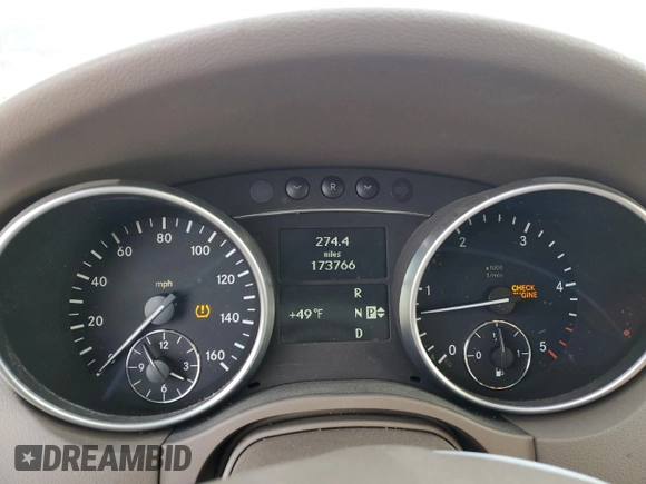 2007 Mercedes-Benz M 320 CDI with VIN 4JGBB22E87A217609, listed as a Copart auction lot 81698054 with 173,766 mi miles and Salvage Title. Bid and sale history available at carsss.com. Image 9.