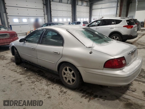 2000 Mercury Sable GS with VIN 1MEFM50U5YG601095, listed as a Copart auction lot 46221875 with 125,321 mi miles and Salvage title. Bid and sale history available at DreamBid. Image 2.