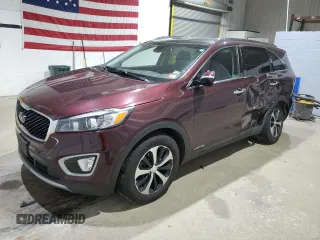 2017 Kia Sorento EX z VIN 5XYPHDA55HG188089, wystawiony jako Copart lot #57753435 z przebiegiem 129 036 mil mil oraz Szkoda całkowita • Salvage title. Historia ofert i sprzedaży dostępna na DreamBid. Obrazek 1.