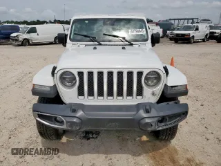 2019 Jeep Wrangler Unlimited Sahara with VIN 1C4HJXEG8KW574005, listed as a Copart auction lot 57794945 with Not provided miles and Salvage title. Bid and sale history available at DreamBid. Image 5.