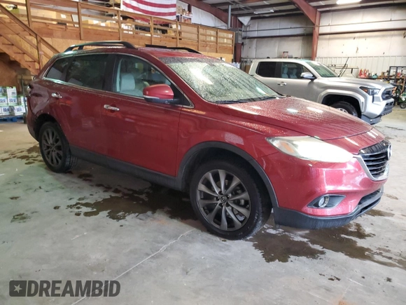2015 Mazda CX-9 Grand Touring with VIN JM3TB2DA5F0459109, listed as a Copart auction lot 48351845 with 111,604 mi miles and Salvage Title. Bid and sale history available at DreamBid. Image 4.