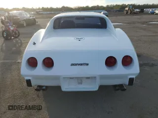 1977 Chevrolet Corvette with VIN 1237L5446940, listed as a Copart auction lot 42461375 with 47,599 mi miles and Salvage title. Bid and sale history available at DreamBid. Image 6.