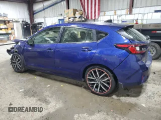 2024 Subaru Impreza Sport with VIN JF1GUAFC4R8292833, listed as a Copart auction lot 82522884 with 13,697 mi miles and Salvage Title. Bid and sale history available at carsss.com. Image 2.