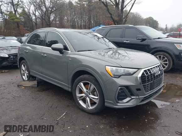 2020 Audi Q3 S line Premium with VIN WA1DECF36L1094769, listed as a IAAI auction lot 41191285 with 30,769 mi miles and . Bid and sale history available at DreamBid. Image 13.