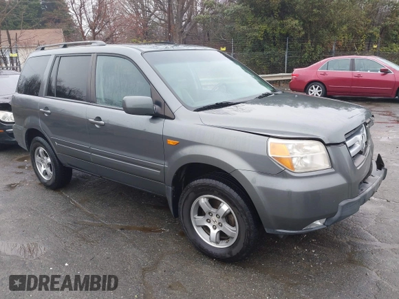 2007 Honda Pilot EX-L with VIN 5FNYF18677B033086, listed as a IAAI auction lot 41579680 with 280,246 mi miles and . Bid and sale history available at DreamBid. Image 1.