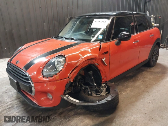 2019 MINI Hardtop 4 Door Cooper with VIN WMWXU1C58K2F82579, listed as a IAAI auction lot 42417562 with 45,915 mi miles and . Bid and sale history available at DreamBid. Image 17.