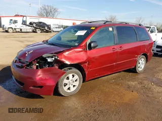 2006 Toyota Sienna CE with VIN 5TDZA23C76S449512, listed as a IAAI auction lot 41985883 with 211,501 mi miles. Bid and sale history available at carsss.com. Image 2.