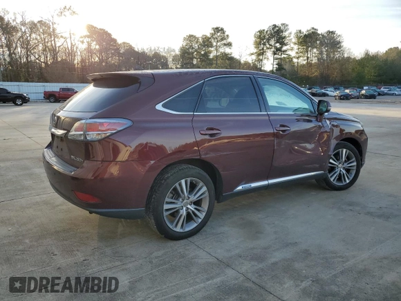 2015 Lexus RX 450h with VIN 2T2ZB1BA0FC001074, listed as a Copart auction lot 88503295 with 188,053 mi miles and Salvage Title. Bid and sale history available at DreamBid. Image 3.