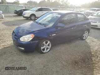 2008 Hyundai Accent SE with VIN KMHCN36C48U063880, listed as a Copart auction lot 85614214 with 136,642 mi miles and Salvage Title. Bid and sale history available at carsss.com. Image 1.