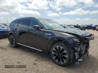 2024 Mazda CX-90 S z VIN JM3KK1HC4R1125797, wystawiony jako Copart lot #54612455 z przebiegiem 10 123 mil mil oraz Szkoda całkowita • Salvage title. Historia ofert i sprzedaży dostępna na DreamBid. Obrazek 4.