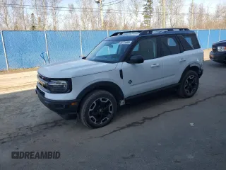 2024 Ford Bronco Sport Outer Banks с VIN 3FMCR9C62RRF31538, выставлен на аукционе Copart как лот 53771885 с пробегом 14 228 миль миль и Списание • Salvage title. История ставок и продаж доступна на DreamBid. Изображение 1.