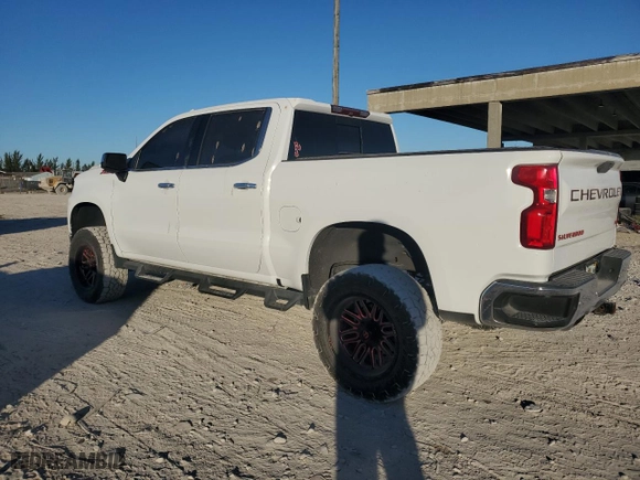 2019 Chevrolet Silverado 1500 LTZ with VIN 1GCUYGEL8KZ164679, listed as a Copart auction lot 82956864 with 105,209 mi miles and Non Repairable. Bid and sale history available at carsss.com. Image 2.