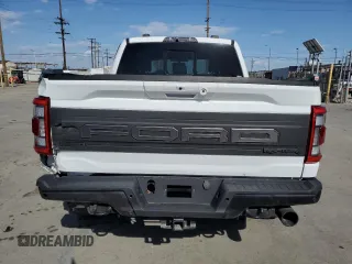 2024 Ford F-150 Raptor with VIN 1FTFW1RG1RFA22551, listed as a Copart auction lot 51982195 with 5,473 mi miles and Salvage Title. Bid and sale history available at DreamBid. Image 6.