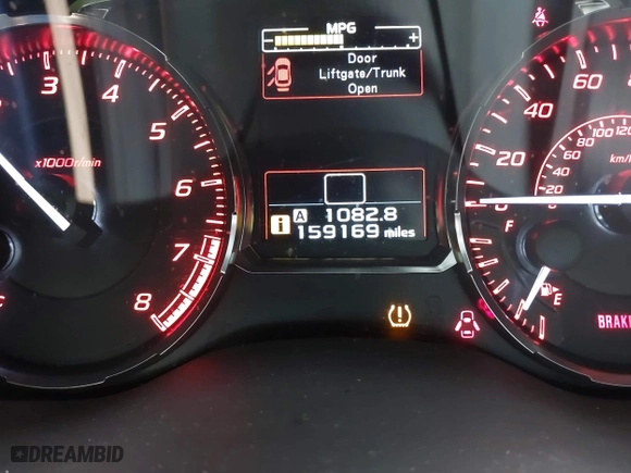 2017 Subaru WRX with VIN JF1VA1B69H9802733, listed as a IAAI auction lot 41748034 with 159,169 mi miles. Bid and sale history available at carsss.com. Image 7.