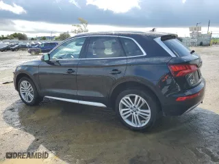 2020 Audi Q5 Premium Plus with VIN WA1BNAFY0L2076155, listed as a Copart auction lot 45599985 with 41,366 mi miles and Salvage Title. Bid and sale history available at carsss.com. Image 2.