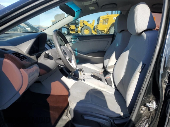 2012 Hyundai Accent SE with VIN KMHCU5AE0CU040645, listed as a Copart auction lot 49918515 with 195,268 mi miles and Salvage Title. Bid and sale history available at carsss.com. Image 7.