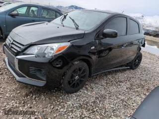 2021 Mitsubishi Mirage ES with VIN ML32AUHJ5MH002377, listed as a Copart auction lot 50264875 with 40,763 mi miles and Salvage Title. Bid and sale history available at carsss.com. Image 1.