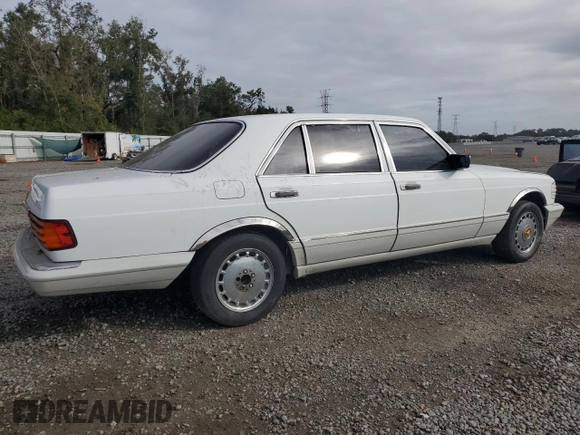 1990 Mercedes-Benz 560 with VIN WDBCA39E8LA536590, listed as a Copart auction lot 76843244 with 231,703 mi miles and Non Repairable. Bid and sale history available at DreamBid. Image 3.