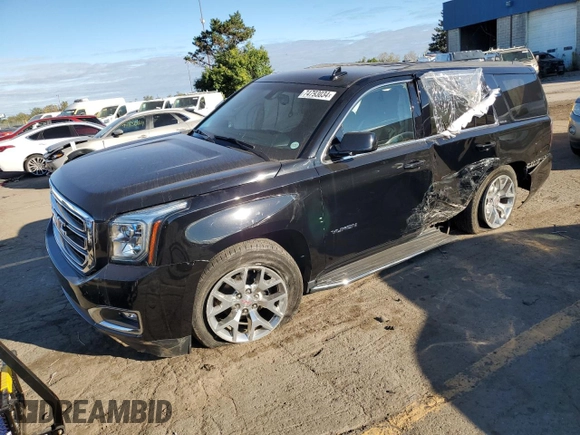 2019 GMC Yukon SLE with VIN 1GKS2AKC4KR379491, listed as a Copart auction lot 74793034 with 46,017 mi miles and Non Repairable. Bid and sale history available at carsss.com. Image 1.