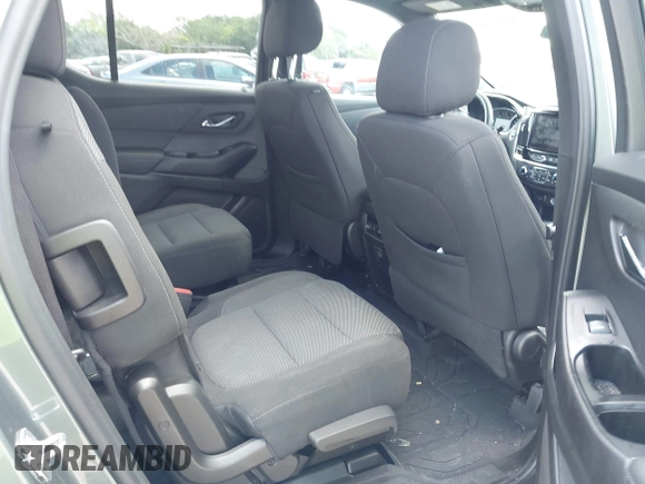 2023 Chevrolet Traverse LT Cloth z VIN 1GNERGKW6PJ110388, wystawiony jako IAAI lot #41922769 z przebiegiem 59 186 mil mil oraz . Historia ofert i sprzedaży dostępna na DreamBid. Obrazek 8.