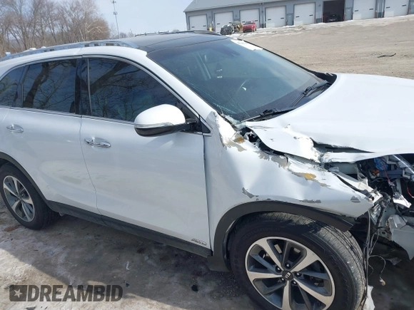 2019 Kia Sorento EX with VIN 5XYPHDA59KG464880, listed as a IAAI auction lot 41380730 with 93,817 mi miles and . Bid and sale history available at carsss.com. Image 13.